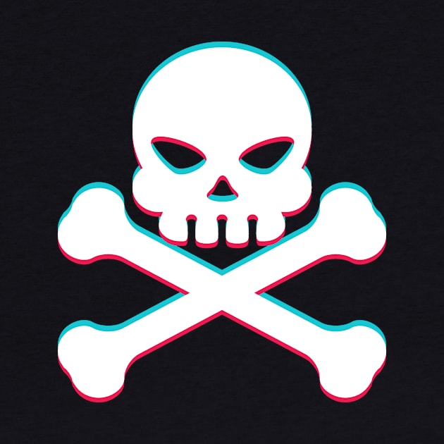 TikTok skull danger emoji smiley White by ThingyDilly